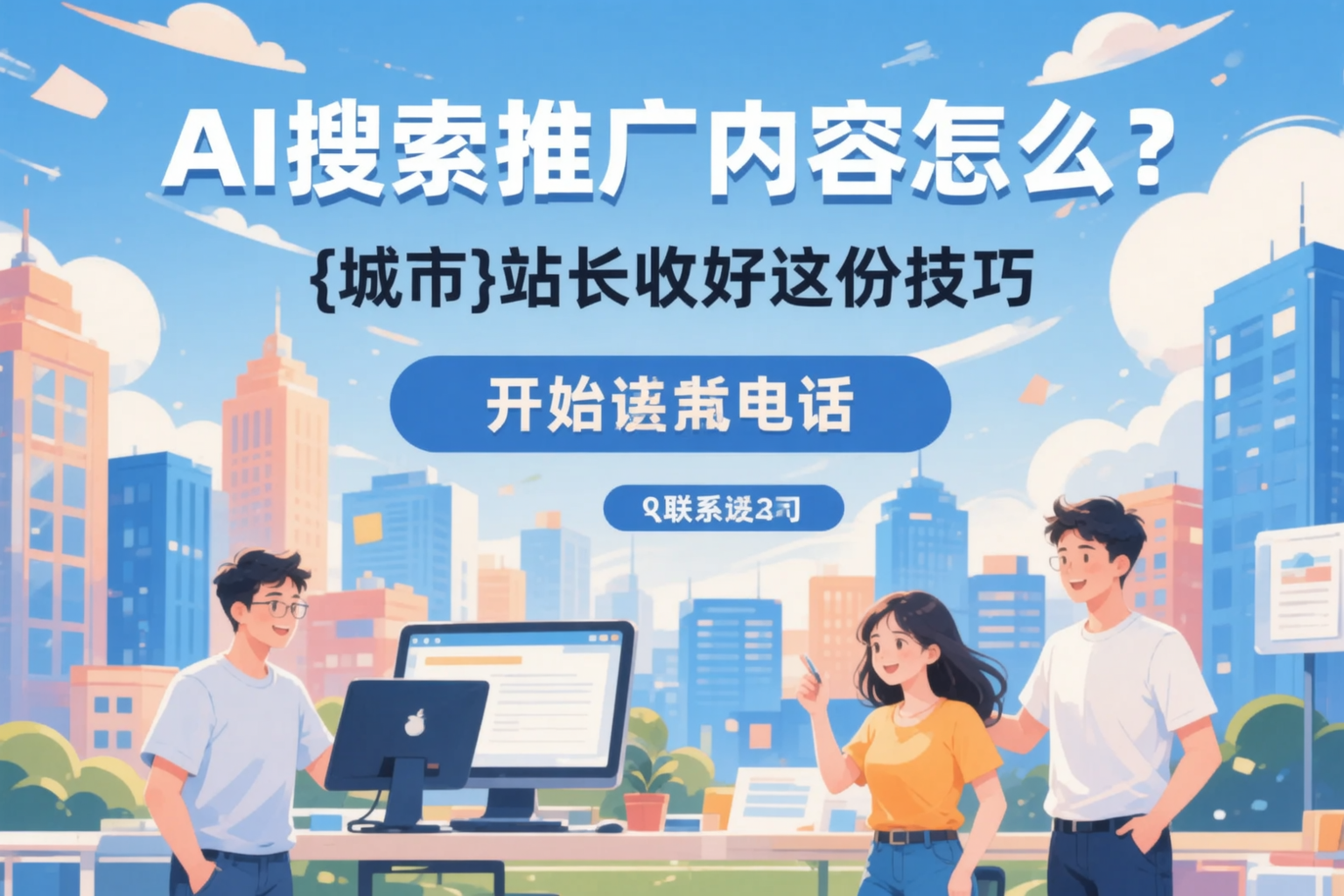 AI搜索推广内容怎么写？马鞍山站长收好这份技巧