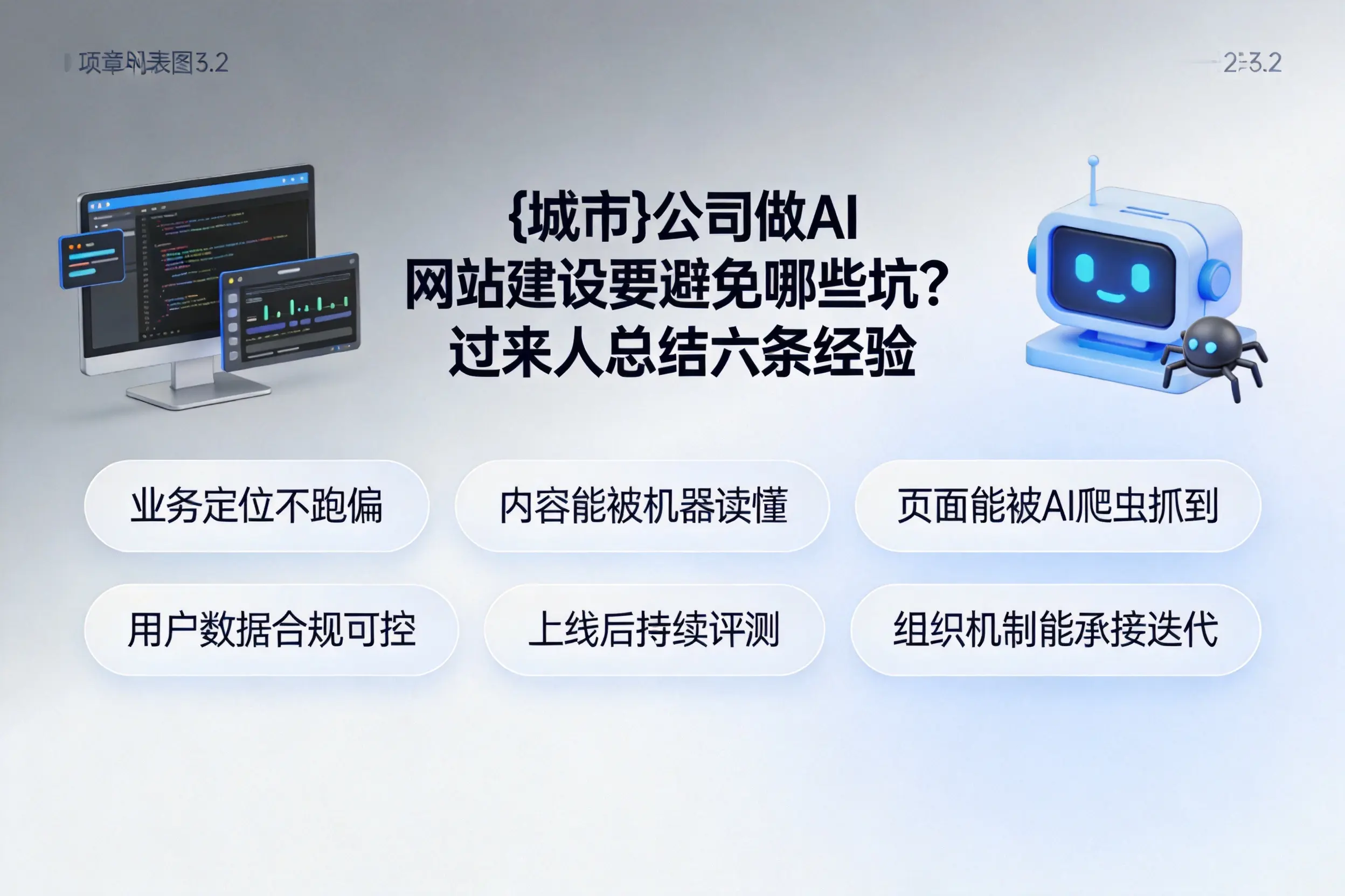 马鞍山公司做AI网站建设要避免哪些坑？过来人总结六条经验