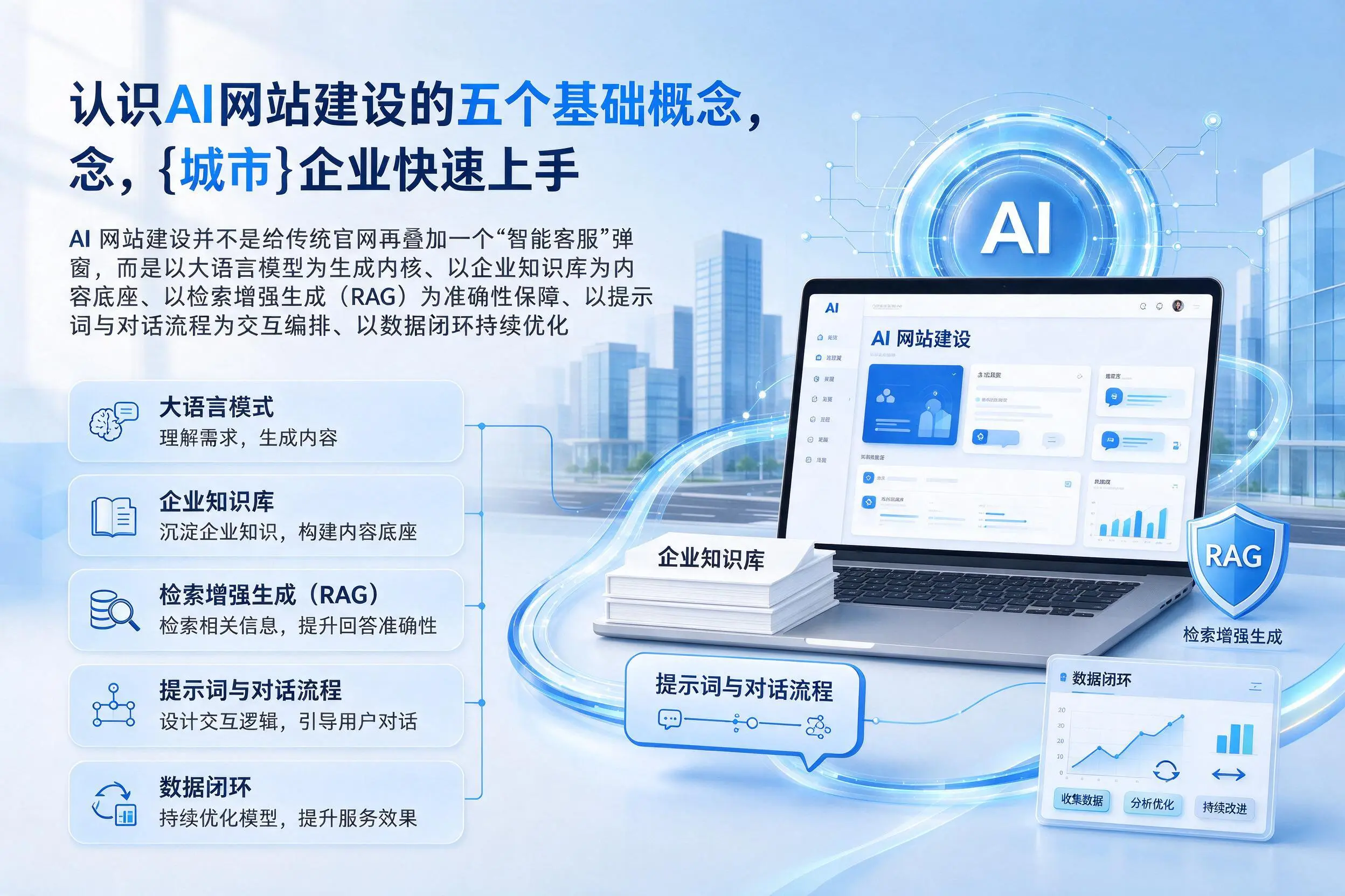 认识AI网站建设的五个基础概念，马鞍山企业快速上手